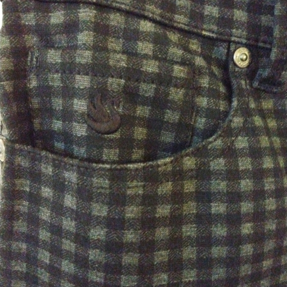 Gloria Vanderbilt Amanda Collection Black-Grey Checkered Stretch Jeans Size 10 - Picture 4 of 9